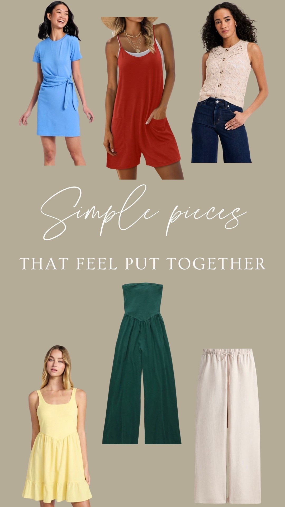 Simple pieces that feel put together without having to give a lot of thought💛

#LTKSeasonal