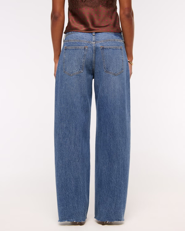 Women's Curve Love Low Rise Ultra Loose Jean | Women's Bottoms | Abercrombie.com | Abercrombie & Fitch (US)