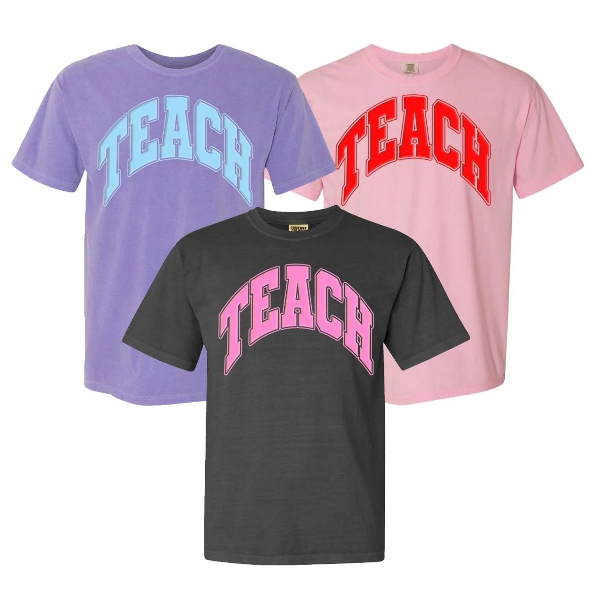 'Teach' PUFF T-Shirt | United Monograms