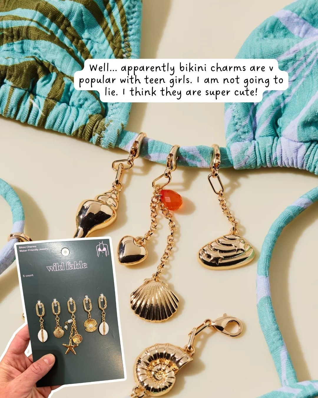 Bikini charms! So fun!
