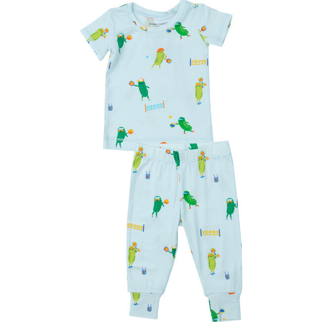 Pickleball Print Lounge Wear Set, Blue | Maisonette