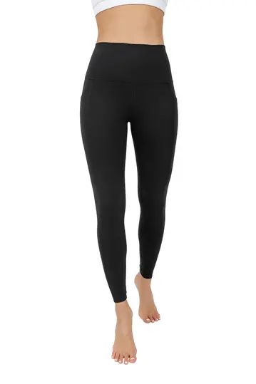 Superflex High Rise Elastic Free Pocket Ankle Leggings | Nordstrom Rack