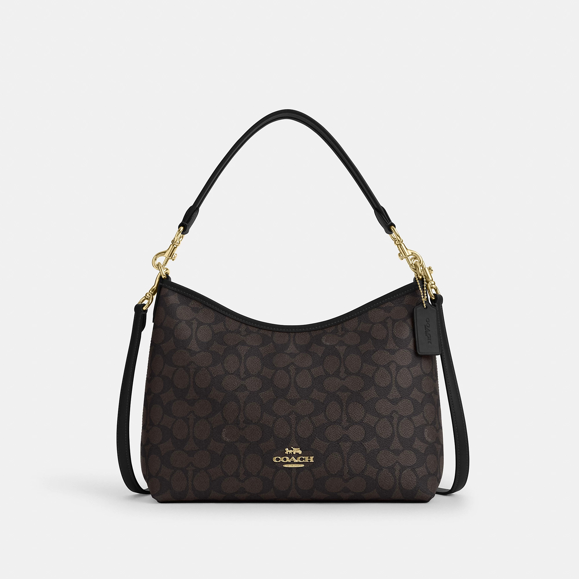 Laurel Shoulder Bag In Signature Canvas | Coach Outlet US