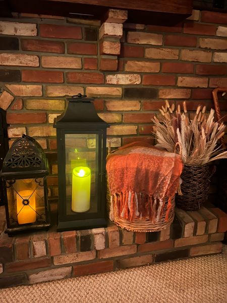 Fall home decor - fall decor - home decor - plaid throw - pampas grass - lanterns - Amazon Home - Amazon Finds 

#LTKHalloween #LTKhome #LTKSeasonal