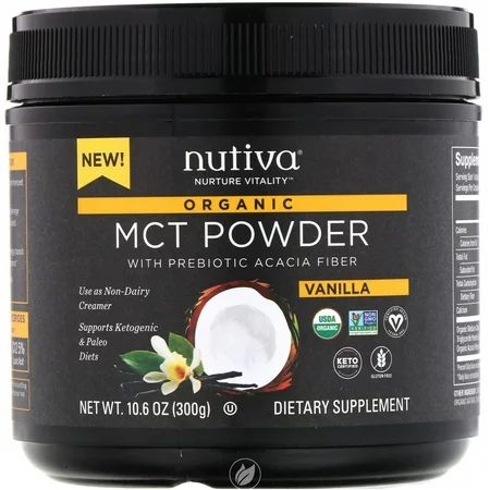 (3 Pack) NUTIVA POWDER MCT VANILLA,, 10.6 Ounce () | Walmart (US)