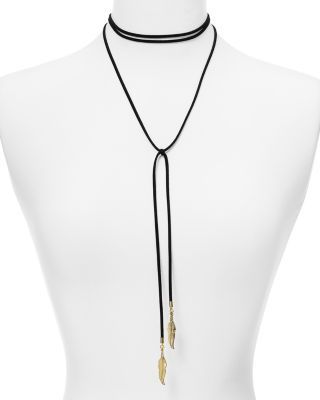 AQUA Dallas Feather Choker Necklace, 12" - 100% Exclusive | Bloomingdale's (US)
