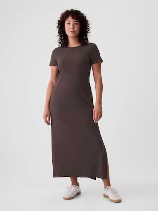 Modern Rib Maxi T-Shirt Dress | Gap (US)