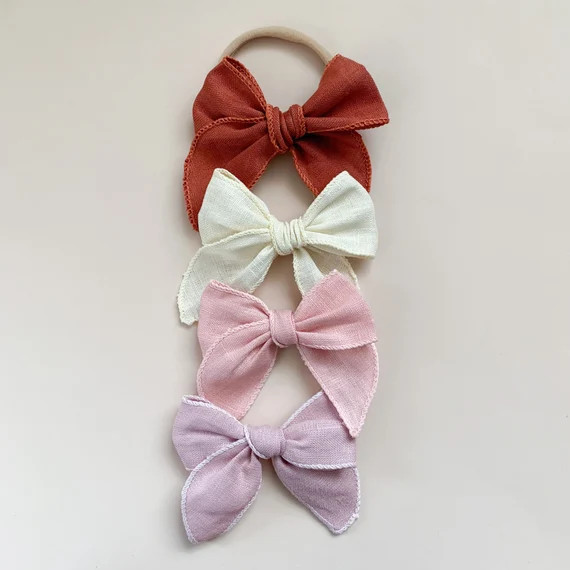 Fable Baby Bows  Baby Girl Headband Baby Girl Bows Baby | Etsy | Etsy (US)