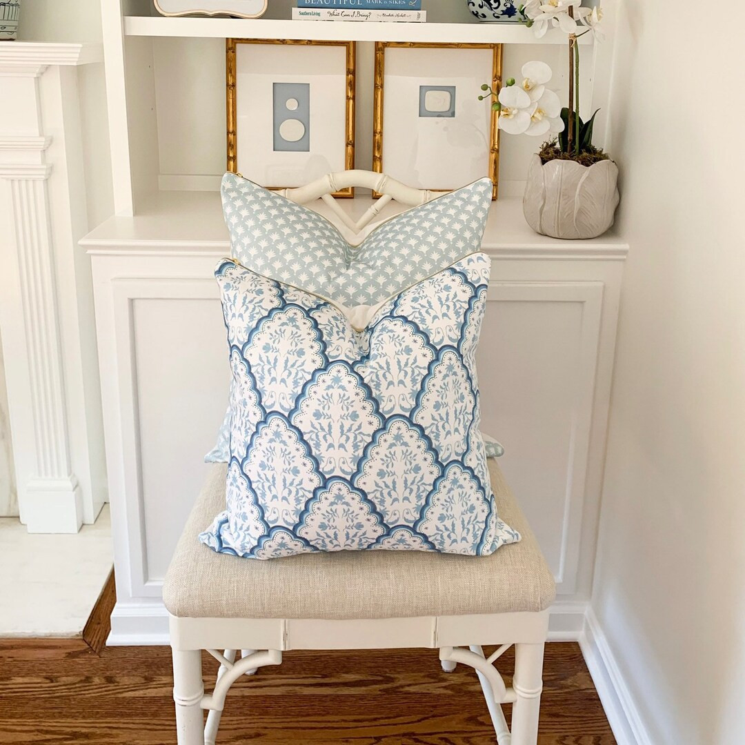 Curated by Hannah Butler: Tiny Palm + Scalloped Edges  |Grandmillennial Grouping | Designed by Da... | Etsy (US)