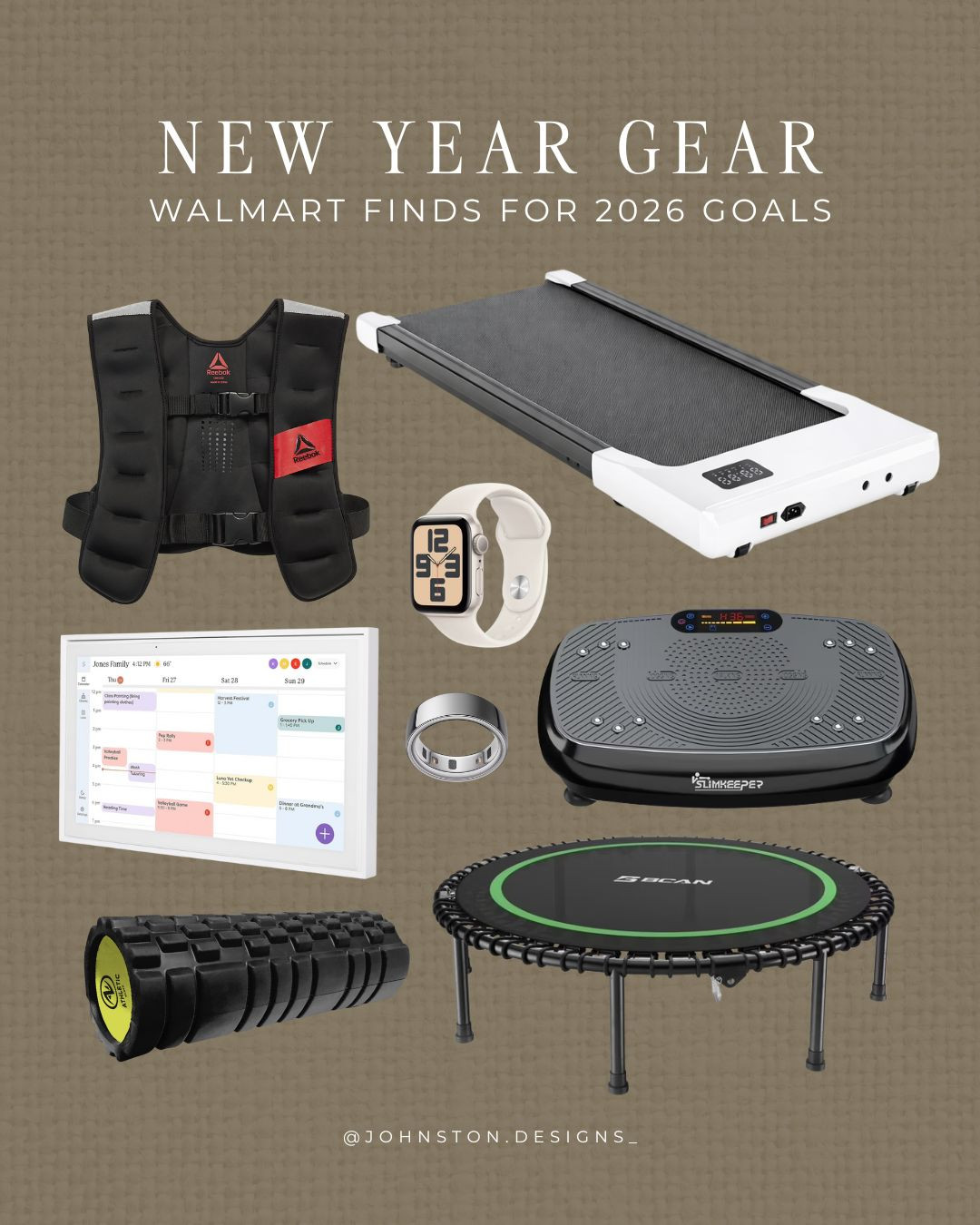 Striving for a healthier you in 2026? These Walmart picks are perfect for helping you get there! 

Workout gear, walking pad, calendar, foam roller, rebounder, affordable gym equipment, home gym, New Year's resolutions, Walmart finds. 

 #LTKselfcare #LTKActive #LTKHome