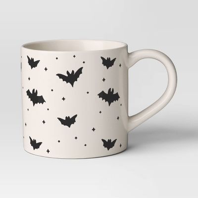 16oz Halloween Stoneware Mini Bat Pattern Mug - Hyde & EEK! Boutique™ | Target