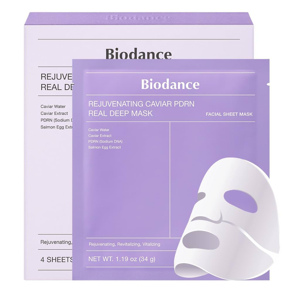 BIODANCE Rejuvenating Caviar PDRN Real Deep Mask, Overnight Hydrogel Mask, Skin Firming & Radianc... | Amazon (US)
