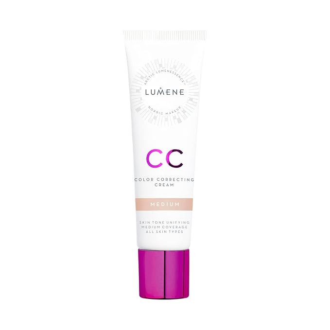 Lumene Color Correcting CC Cream - Medium Coverage Lightweight Foundation - Redness Reducing CC C... | Amazon (US)