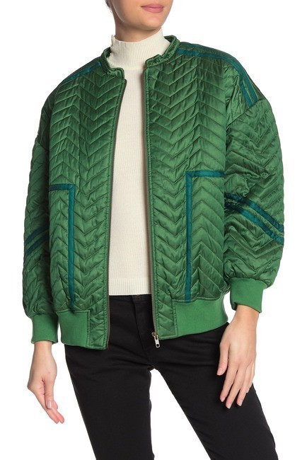 Chevron Puffer Bomber Jacket | Nordstrom Rack