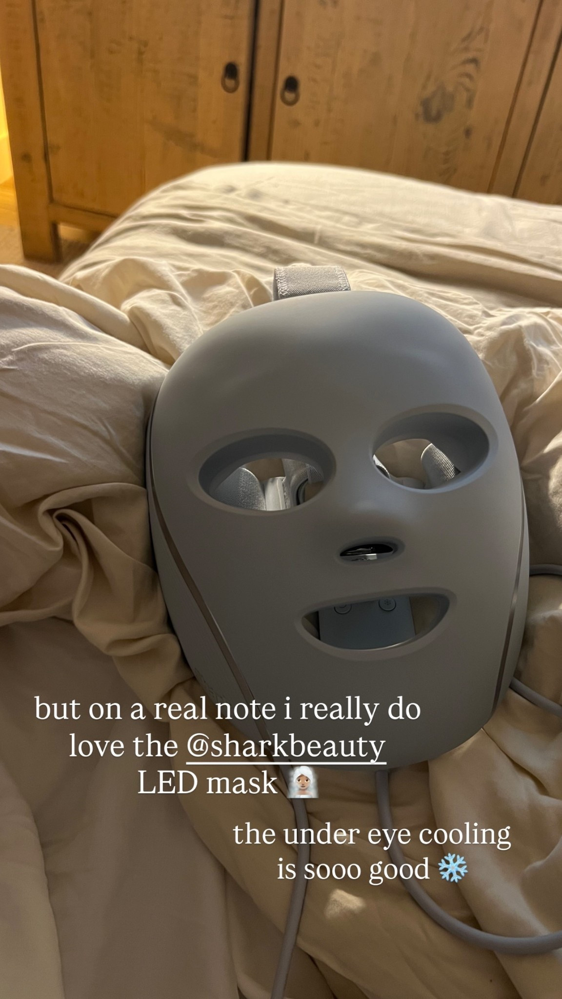 but on a real note i really do love the @sharkbeauty
LED mask 🧖🏽‍♀️ the under eye cooling 
is sooo good ❄️

#LTKBeauty