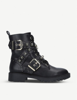 Trixabel stud-embellished biker boots | Selfridges