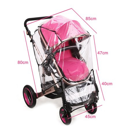 Universal Stroller Rain Cover Weather Shield, Clear | Walmart (US)