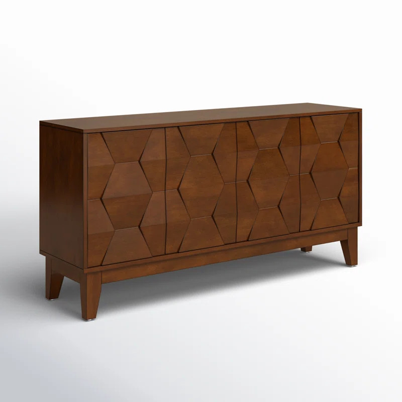 Sara 60" Wide Sideboard with Solid Wood Legs | Wayfair North America