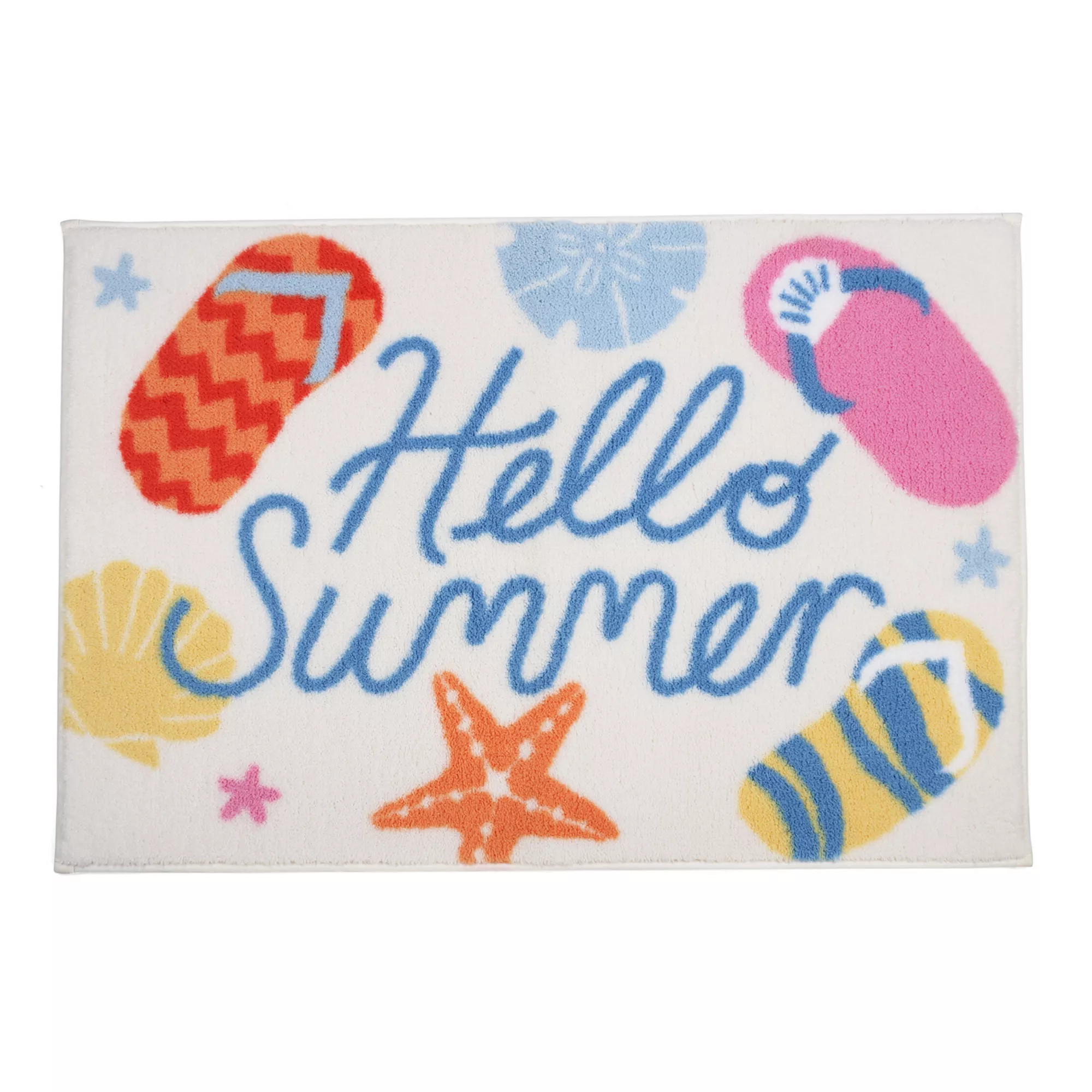 Celebrate Together™ Summer Hello Summer Non-Slip Bath Rug | Kohl's