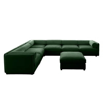 Luxurious Green Modular Sectional Sofa With Storage & Ergonomic Design | Wayfair North America