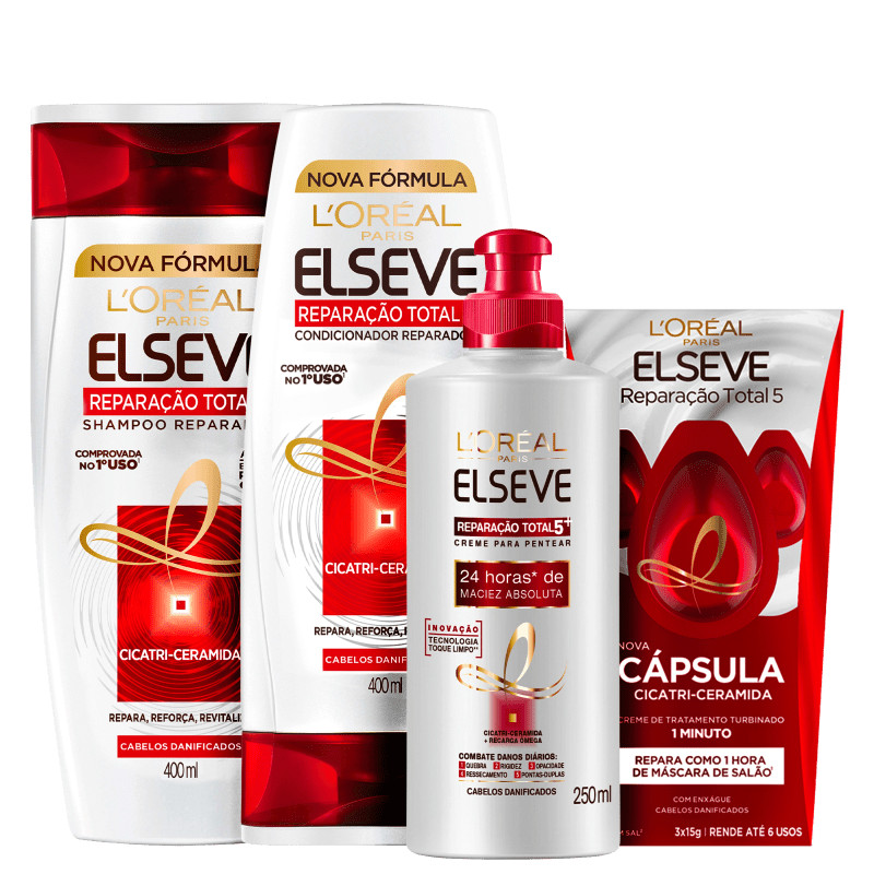Kit L’Oréal Paris Reparação Total (4 Produtos) | Beleza Na Web (BR)