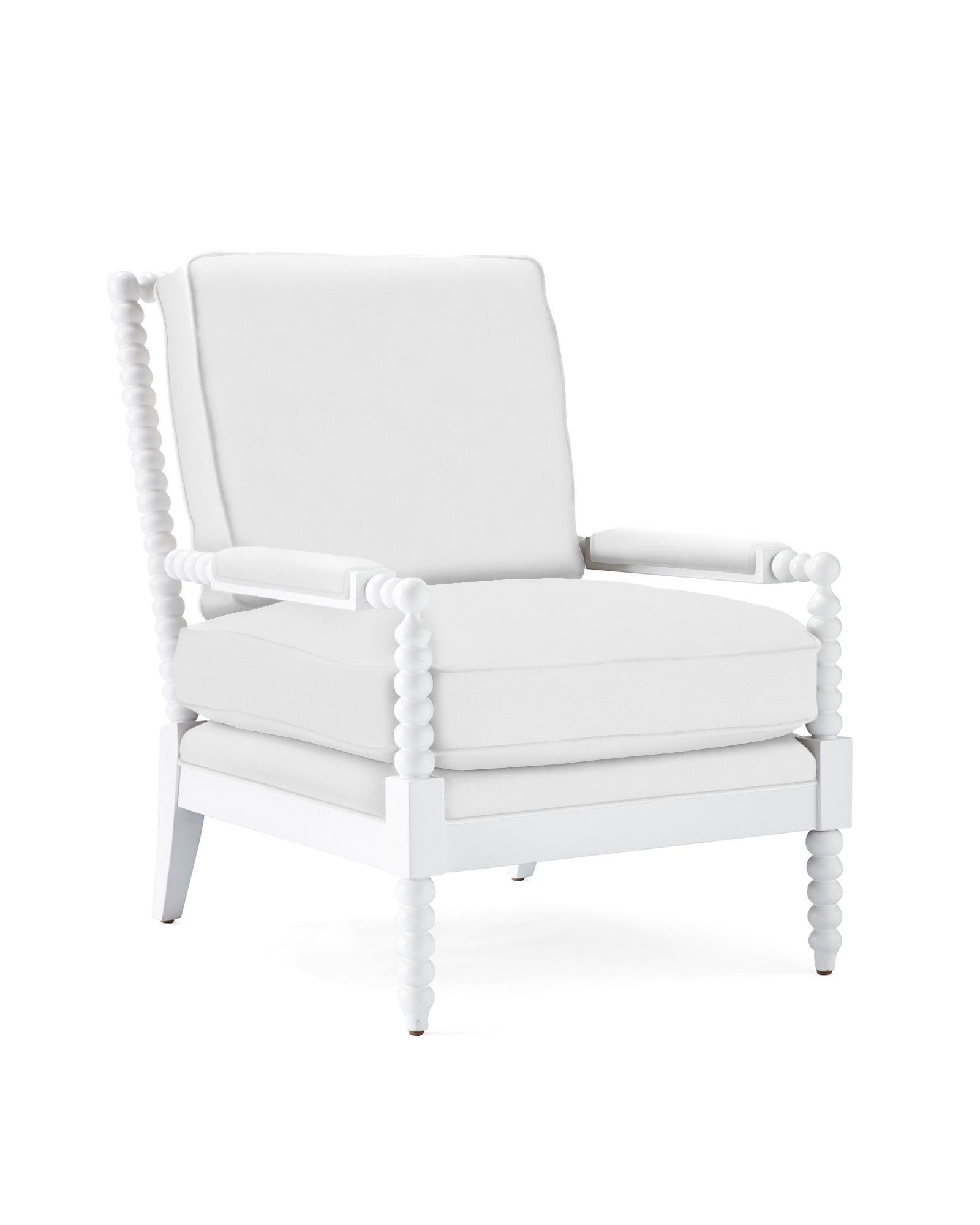 Beckett Chair - White | Serena and Lily