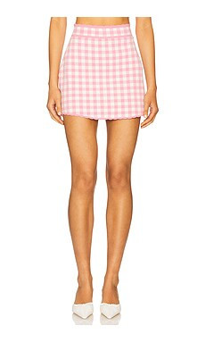 LoveShackFancy Muna Skirt in Pink Pearl from Revolve.com | Revolve Clothing (Global)