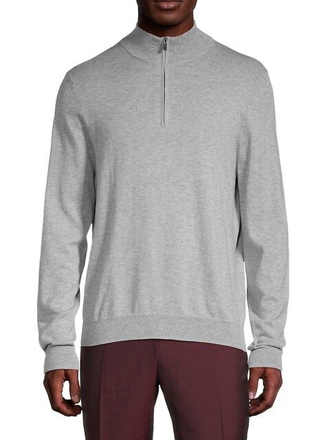 Hickey Freeman ​Wool-Blend Quarter-Zip Long Sleeve Sweater on SALE | Saks OFF 5TH | Saks Fifth Avenue OFF 5TH (Pmt risk)