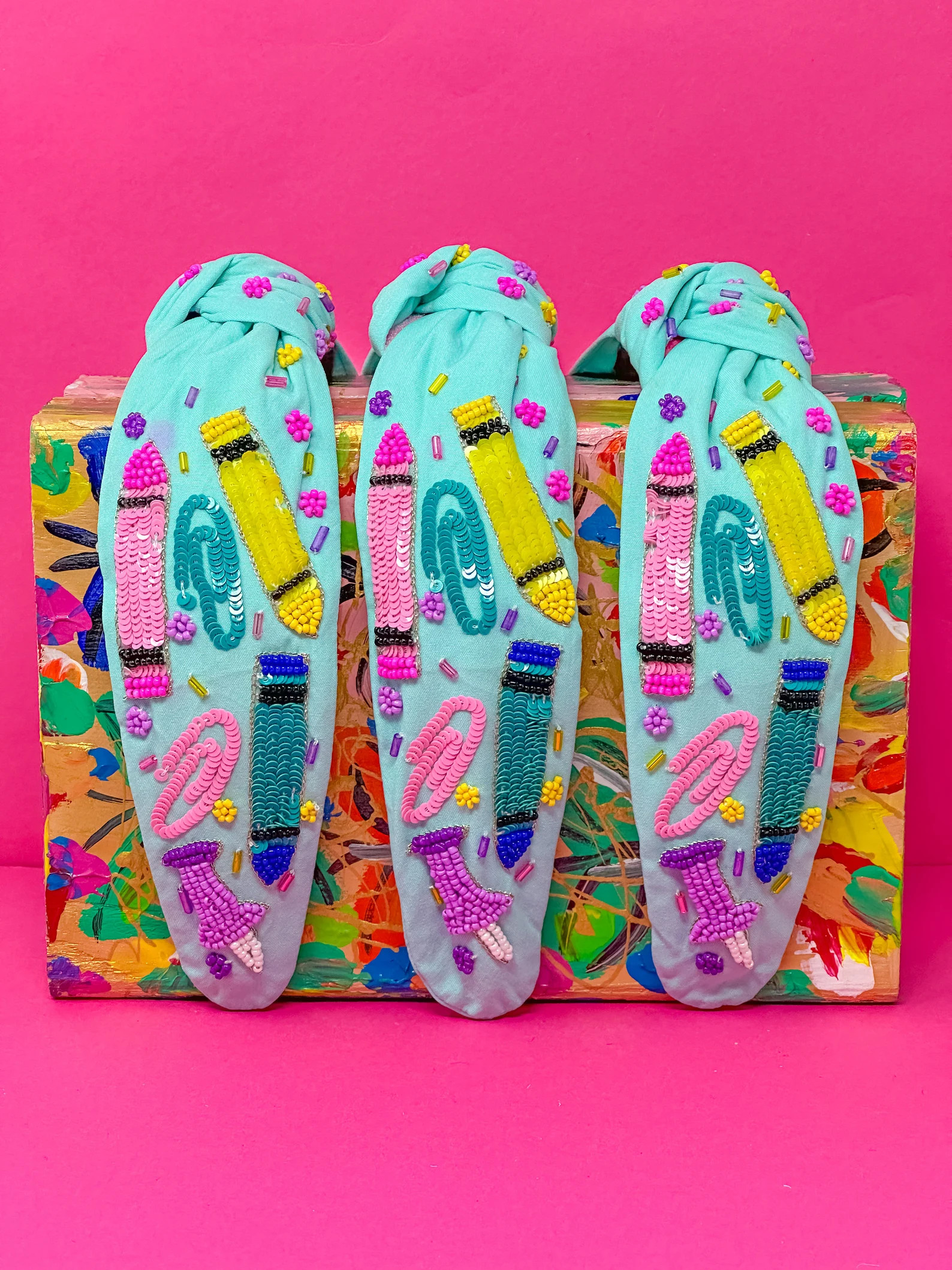 Teacher Headband, School Headband, Pencil Headband - Etsy | Etsy (US)