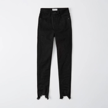 Curve Love High Rise Super Skinny Ankle Jeans | Abercrombie & Fitch (US)