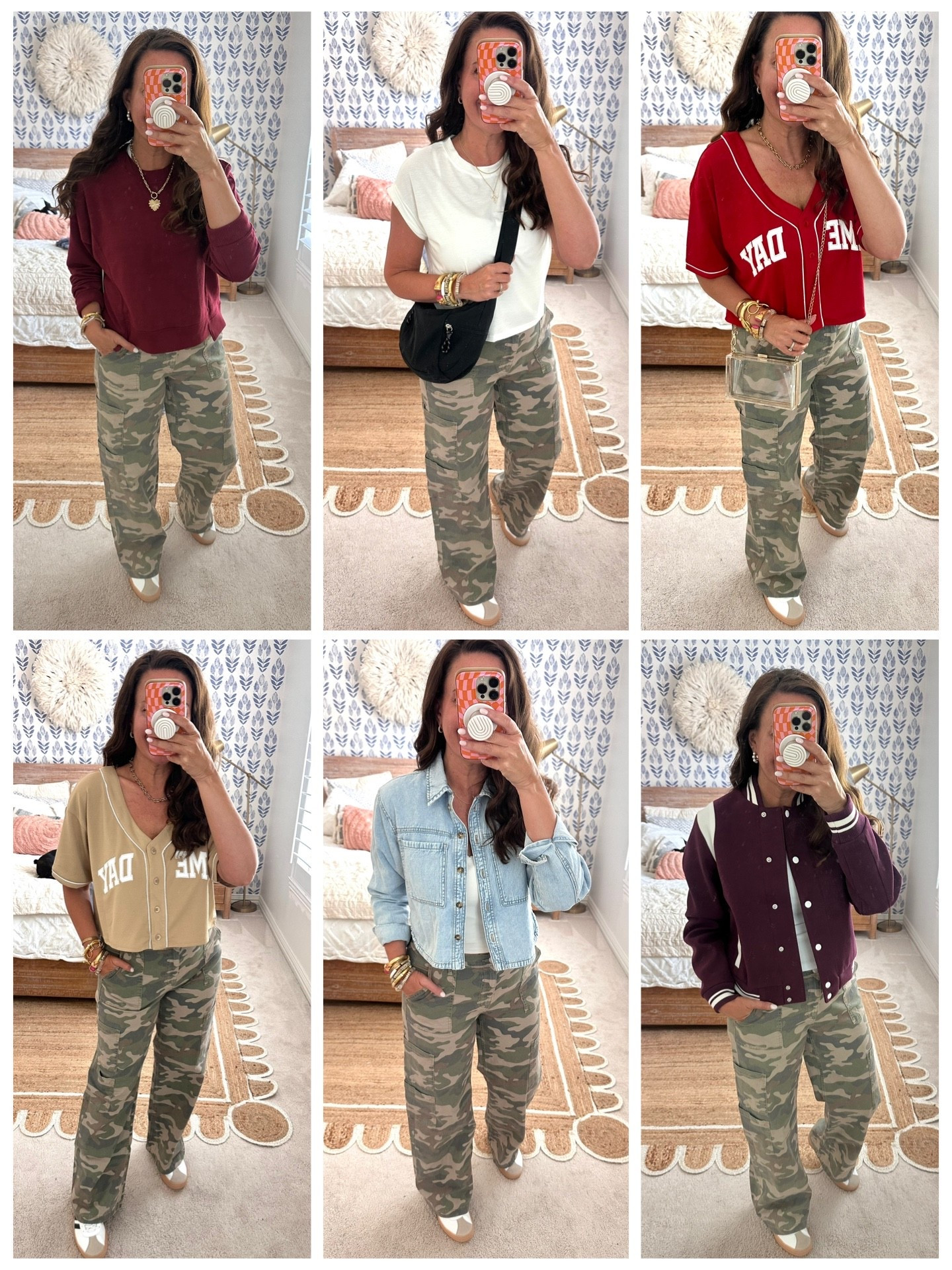 Wearing a medium in these $17 camo cargos! 
.


#LTKOver40 #LTKStyleTip #LTKFindsUnder50