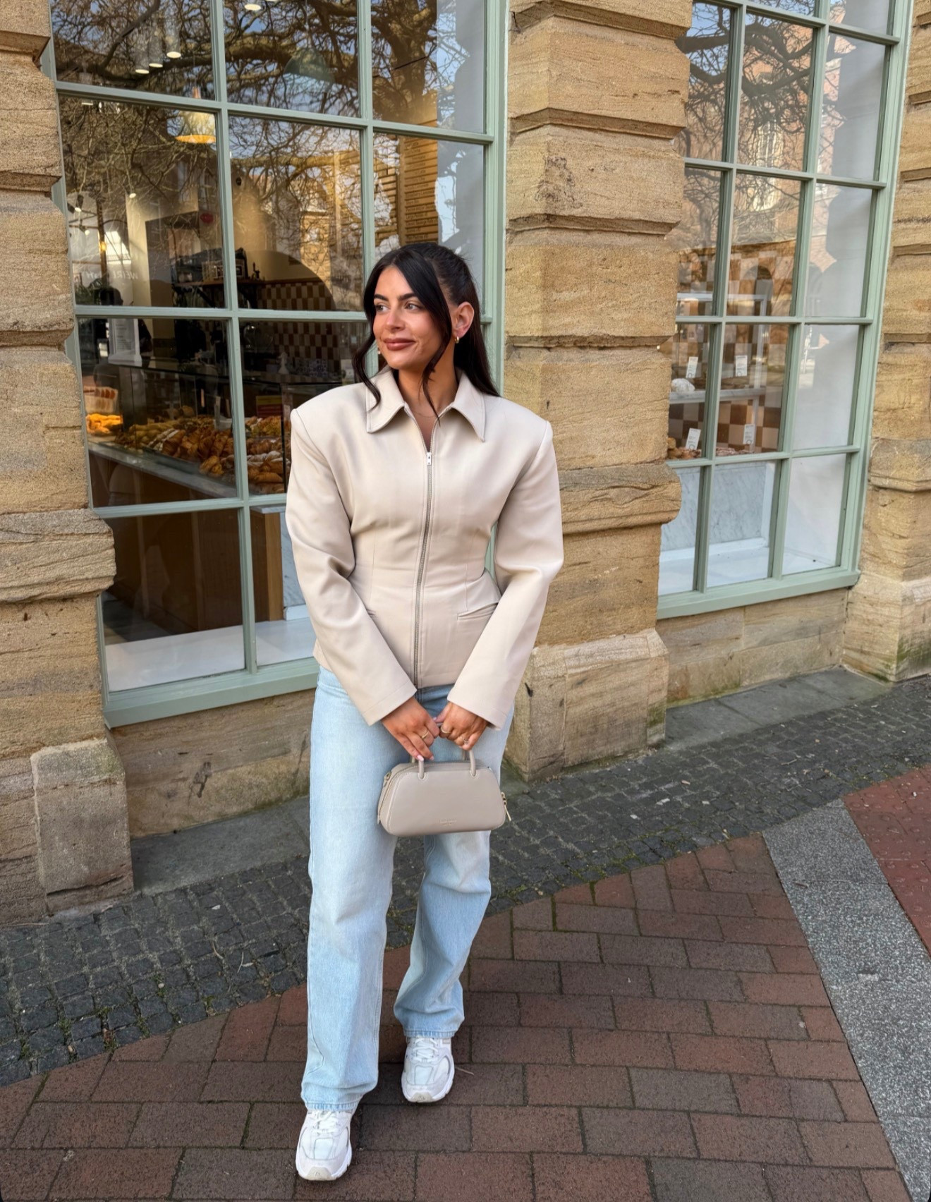 Casual outfit of the day 

Wearing the jacket in a size 8

Cinched blazer, denim, spring, 

#LTKjeans #LTKspring