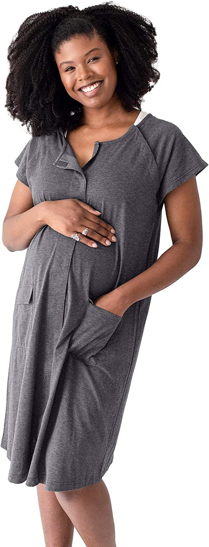 Kindred Bravely Universal Labor and Delivery Gown | 3 In 1 Labor, Delivery, Nursing Gown for Hosp... | Amazon (US)
