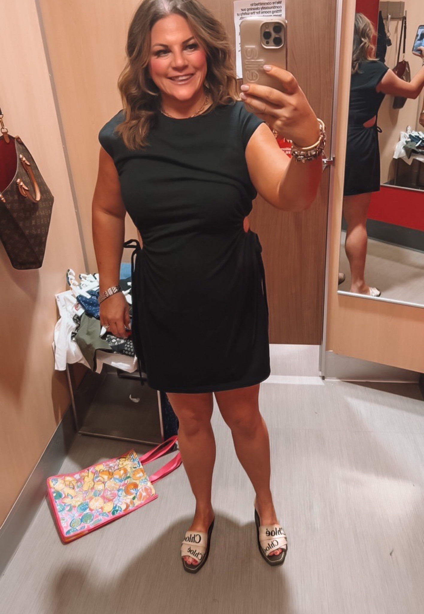 This dress is a little out side of my comfort zone… okay, real talk … a LOT outside of my comfort zone.
However, I LOVED it so much, I had to take it home with me. I remembered buying cute dresses like this was a big part of my motivation for getting my health and fitness in order.
This dress is SO soft and comfortable. It could easily double as a sleep shirt .

#LTKSeasonal #LTKunder50 #LTKFind