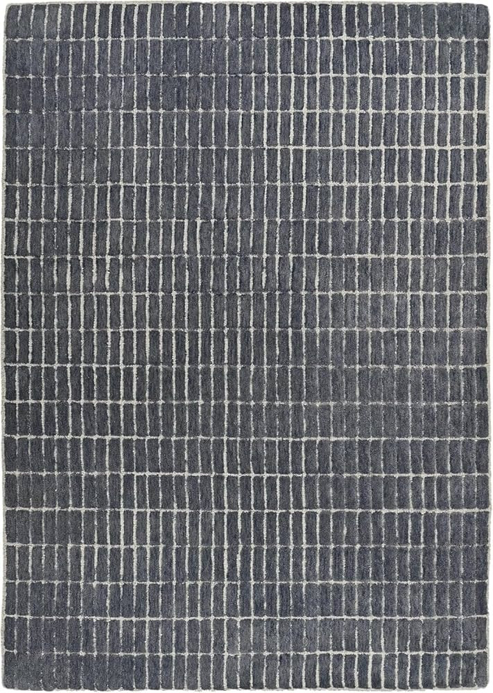 Hand-Tufted 100% Wool Area Rug – Unique Modern Geometric Grid Pattern, Soft Plush Textured Carp... | Amazon (US)