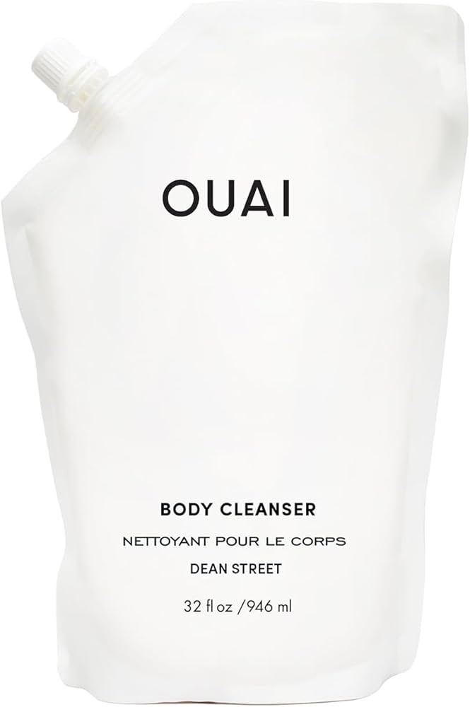 OUAI Body Cleanser Refill, Dean Street - Foaming Body Wash with Jojoba Oil and Rosehip Oil to Hyd... | Amazon (US)