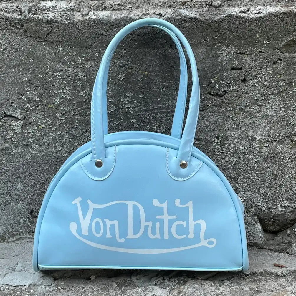 Vintage Vintage Y2K Von Dutch Sky Blue Mini Bowling Bag | Grailed | Grailed