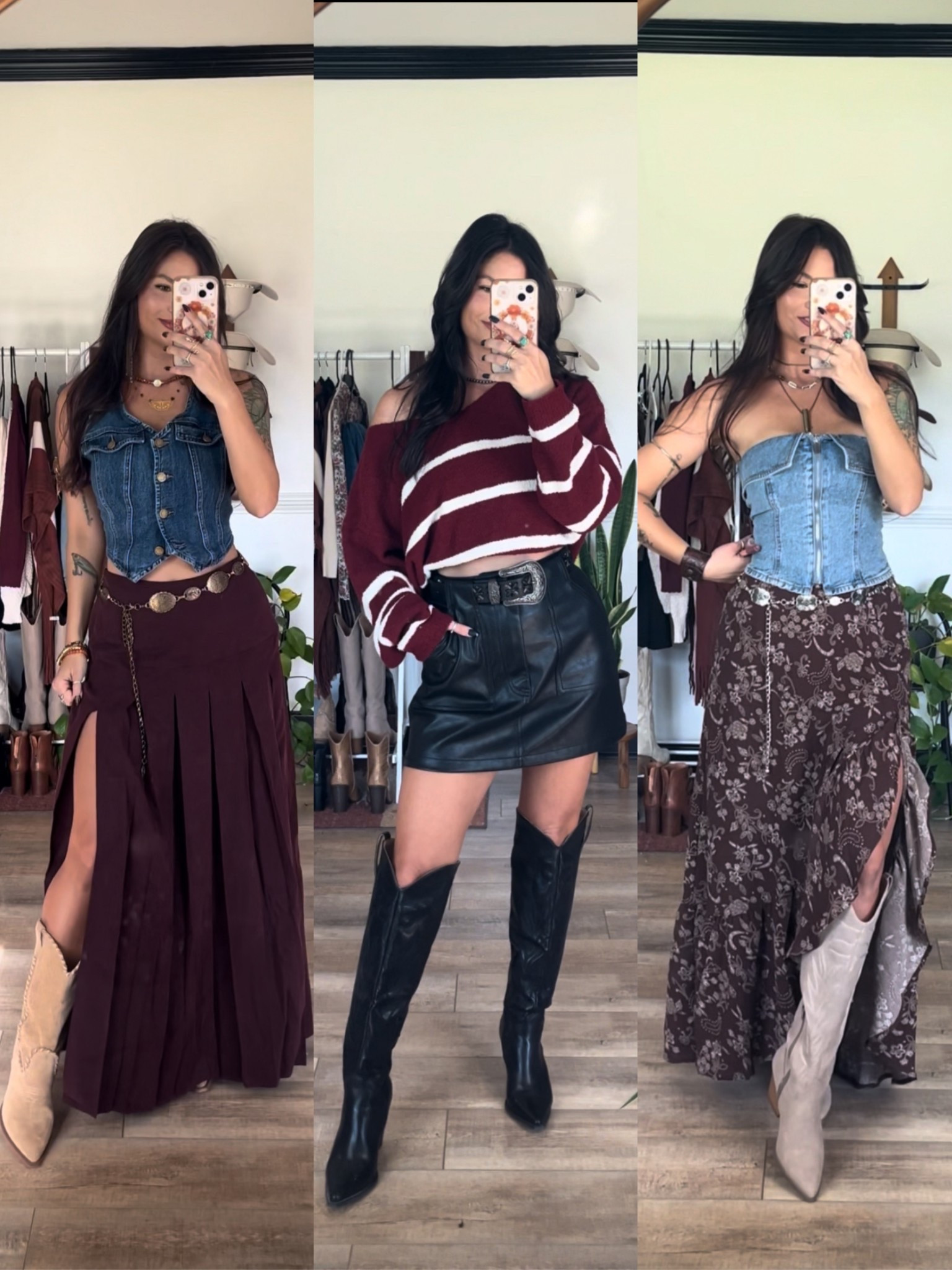 A few recent moving into fall looks! 

Black boots - LORIG30
Right tan boots - LORI
shot necklace from Twisted silver - LORI20

#LTKHoliday #LTKPetite #LTKSeasonal
