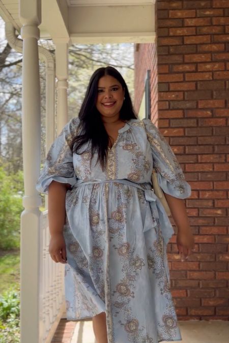 Plus size Easter Dress! Perfect for any spring event! Baby shower dress or bridal shower dress 🐰🌸🌷

#LTKmidsize #LTKsalealert #LTKplussize