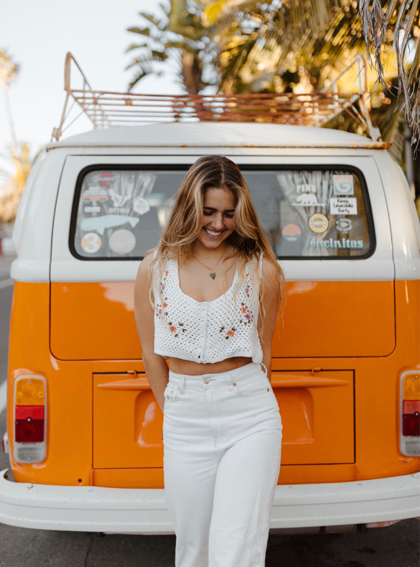 monochromatic spring outfit!