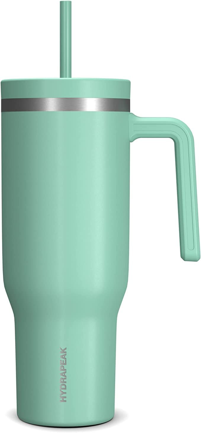 Hydrapeak Voyager 40 oz Tumbler With Handle and Straw Lid | Stainless Steel Insulated Tumblers | ... | Amazon (US)