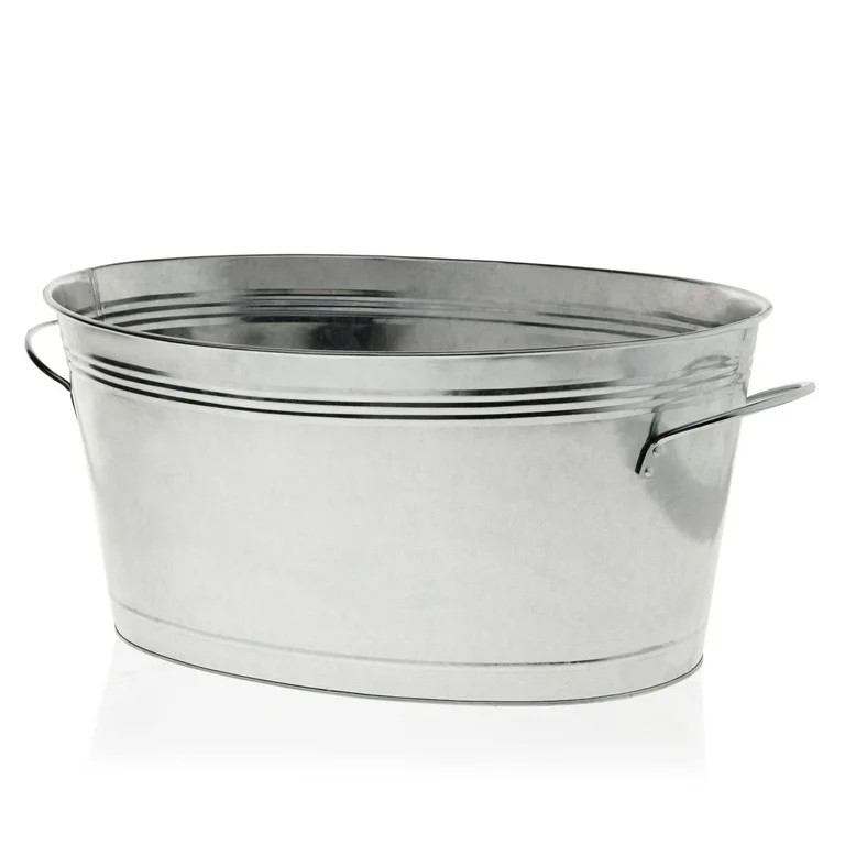 True Classic Ice Bucket, Galvanized Metal Bucket for Wines, Beer, Set of 1 | Walmart (US)