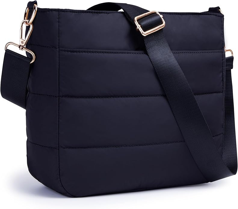 Cross Body Purses for Women Lightweight Quilted Puffer Tote Bag Casual Hobo Nylon Shoulder Handba... | Amazon (US)