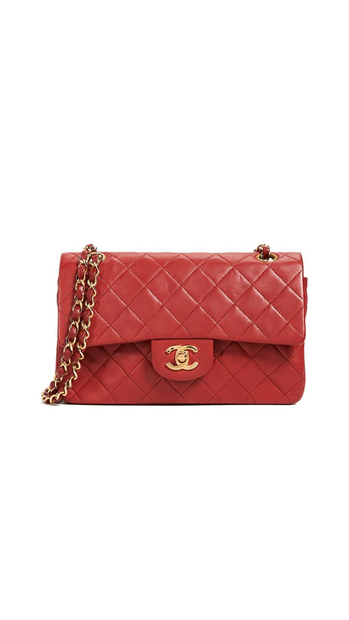 What Goes Around Comes Around Chanel Lambskin Classic Flap Bag | Shopbop