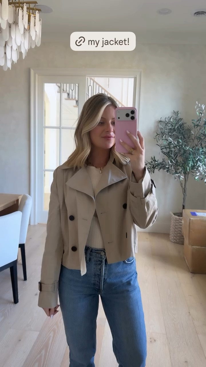 The cutest trench for spring! 

#LTKootd #LTKSeasonal