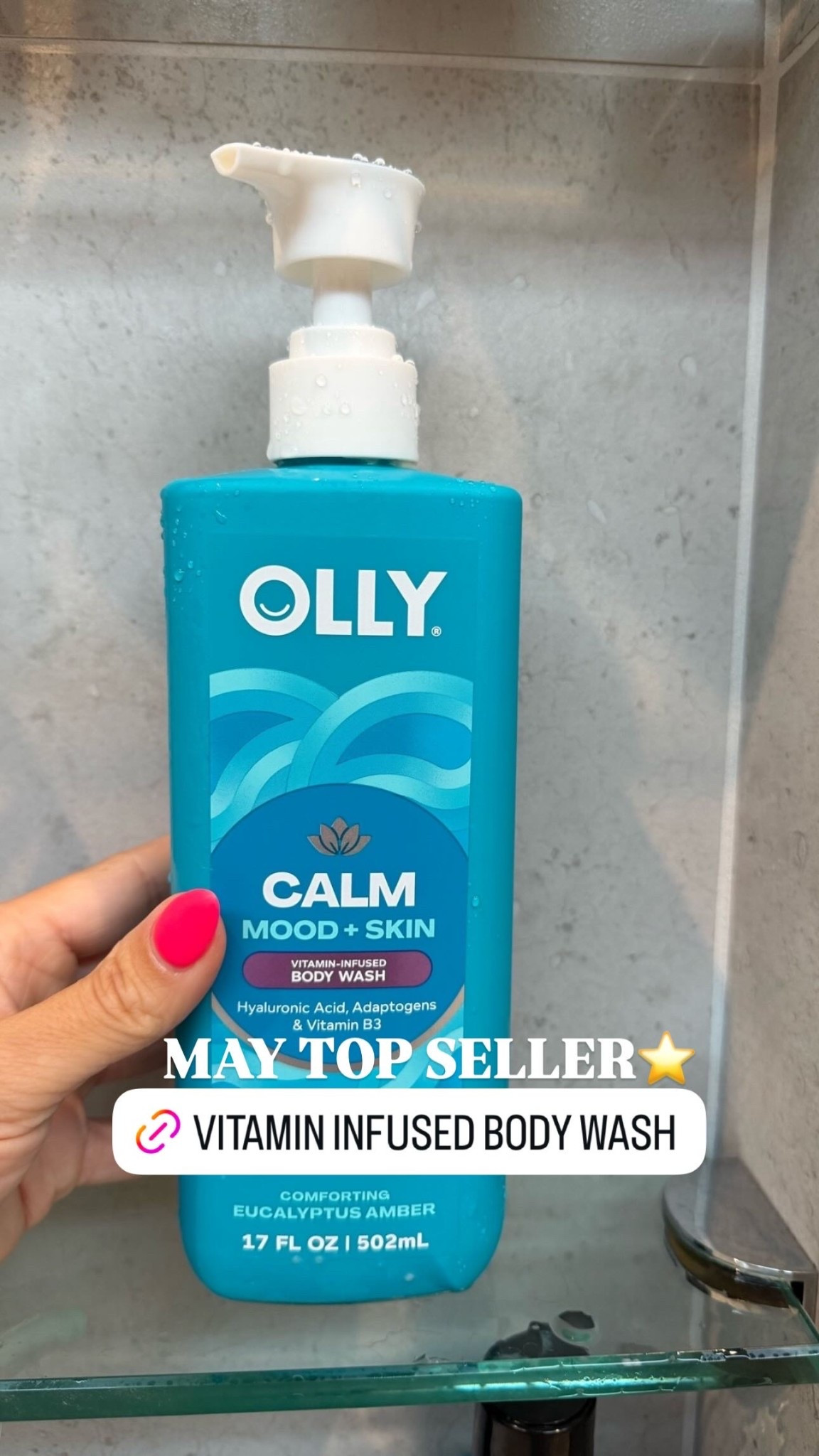 MAY TOP SELLER⭐️

I wanted to try the new vitamin-infused body wash! SO many good ones to choose from, but I went with the CALM since I can use all of the calmness I can get in my life. Grab this under $10