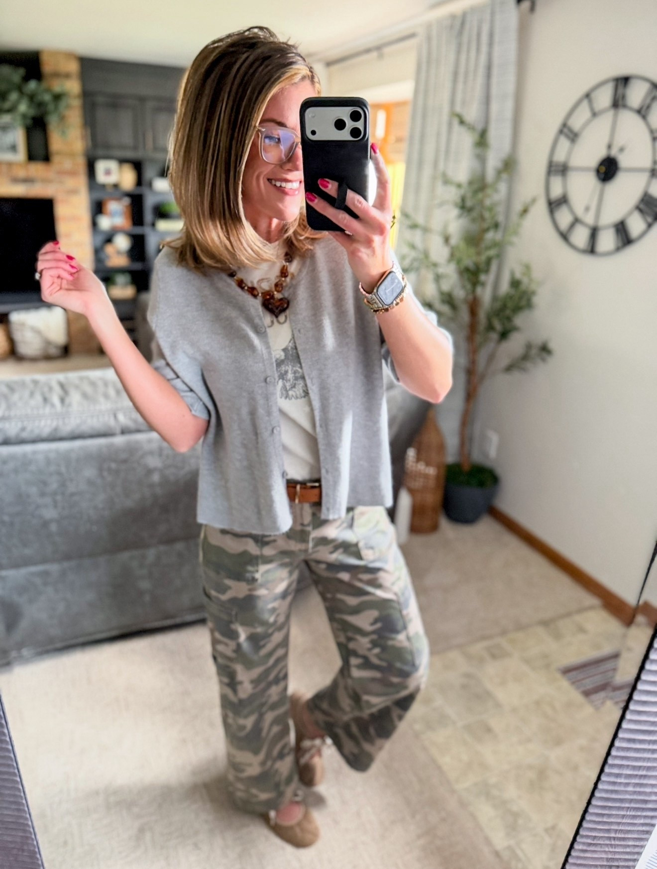 How I’m styling the viral Walmart pants for Spring. 
Tee/small
Cardigan/ small
Pants/ medium full length 

#LTKSeasonal #LTKootd #LTKmomlife