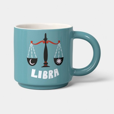 15 fl oz Zodiac Libra Mug Green - Room Essentials™ | Target