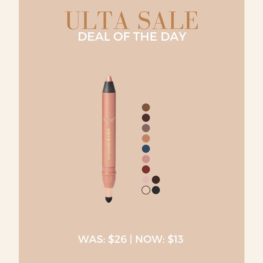 Ulta Deal of the Day ✨
Tarte smolderEYES Shadow Liner
Was: $26 | Now: $13