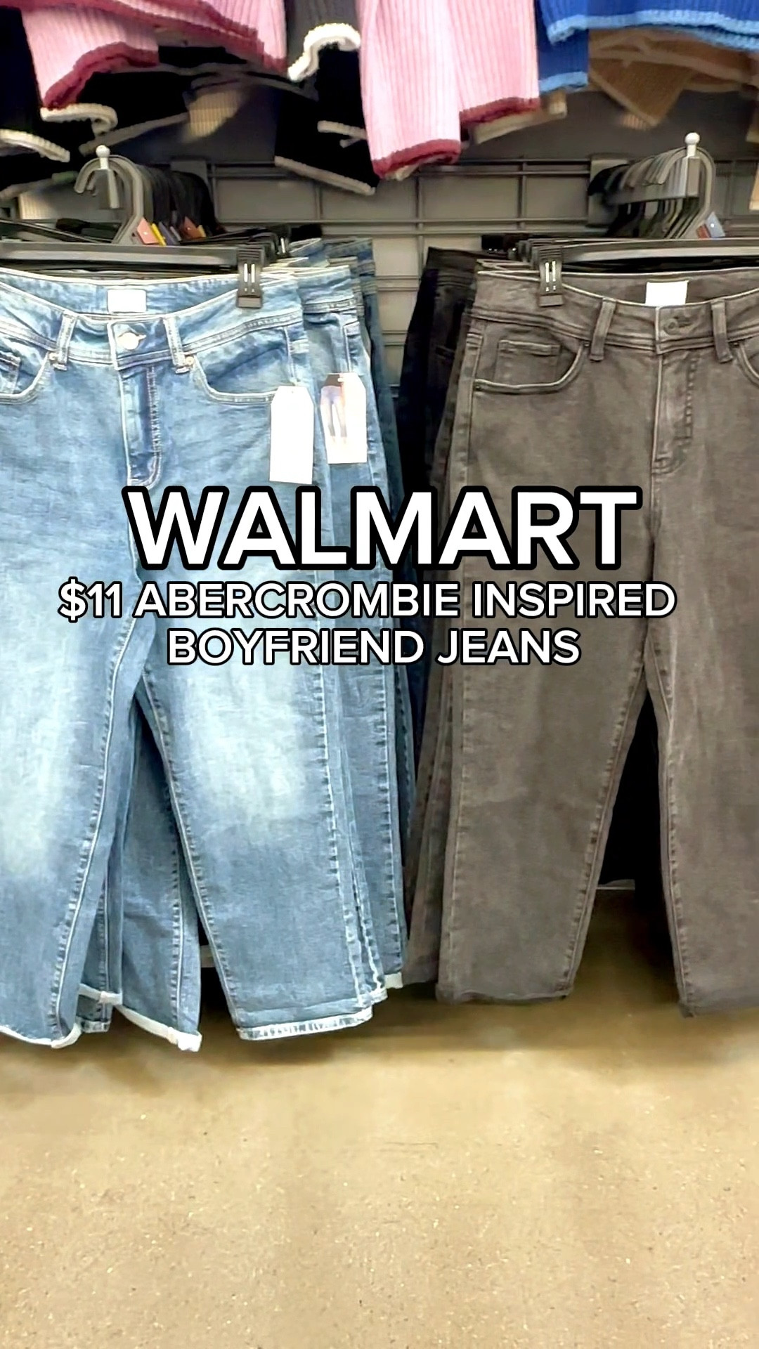 These Abercrombie-inspired boyfriend jeans from Walmart just dropped to $11, and they’re already selling out. They have a high-rise, relaxed boyfriend fit with a straight-leg silhouette that looks effortlessly put together. The denim has soft stretch, feels comfortable all day, and comes in multiple washes. They run true to size — I’m wearing a size 8. Such a good everyday denim find at an unreal price.

#LTKunder50 #LTKunder25 #LTKdenim #LTKjeans #LTKstyle #LTKfashion #AffordableFashion #WalmartFashion #WalmartFinds #WalmartStyle #EverydayDenim #BudgetFashion #MomStyle #CasualOutfits #DenimStyle #LookForLess #NeutralStyle #FallDenim #EverydayOutfit

#LTKmomlife #LTKSaleAlert #LTKFindsUnder50